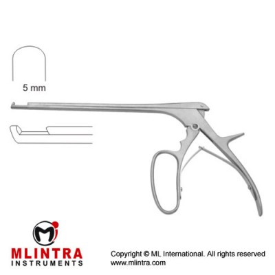 Ferris-Smith Kerrison Punch 40° Forward Up Cutting Stainless Steel, 18 cm - 7" Bite Size 5 mm Ferris-Smith Kerrison Punch 40° Forward Up Cutting Stainless Steel, 18 cm - 7" Bite Size 5 mm